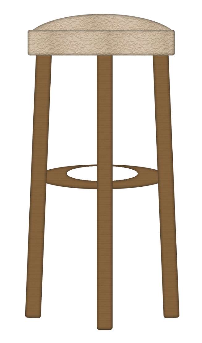 Banqueta De Madeira E Estofado Móveis Png Grátis Para Baixar