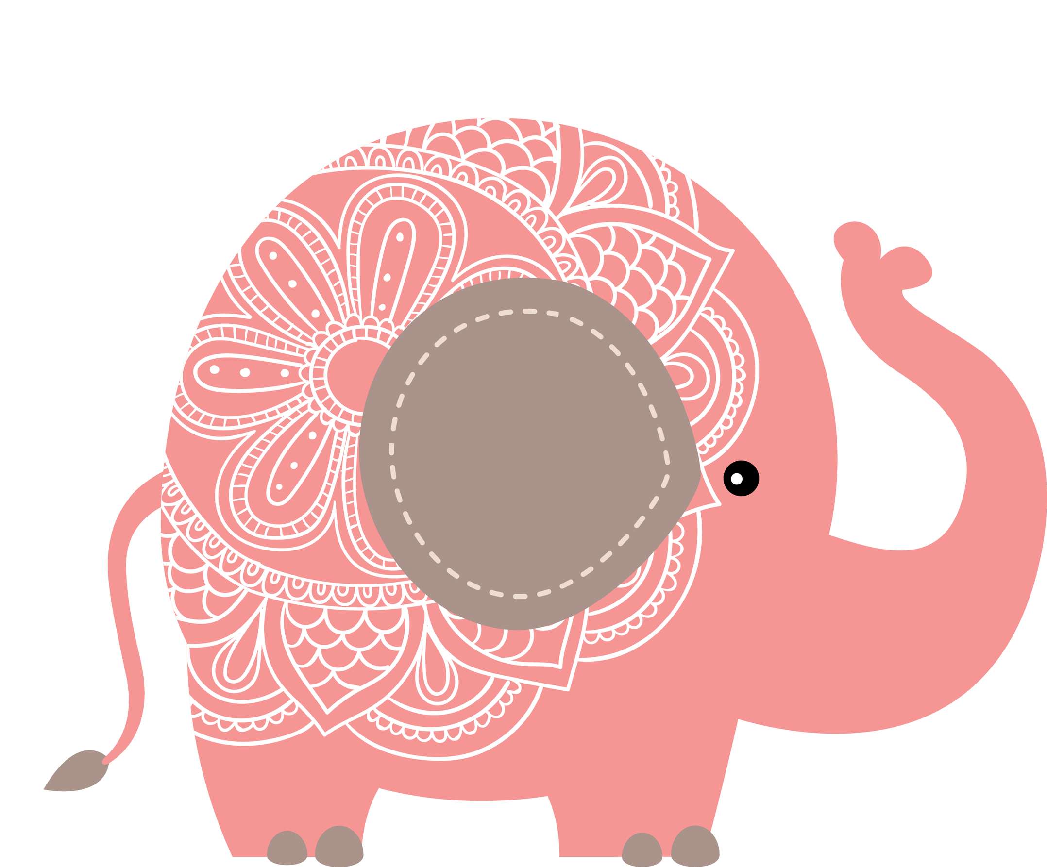 Elemento Elefante Cute Elefantinho Fofo Png (177)