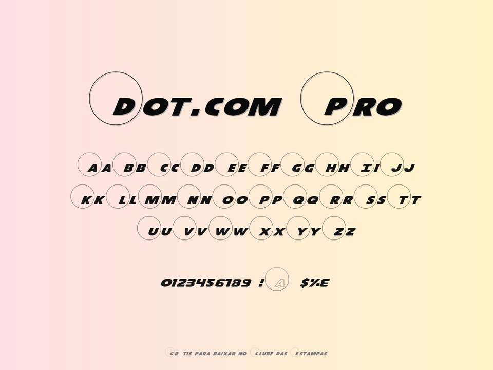 Fonte Dot Estampa-58