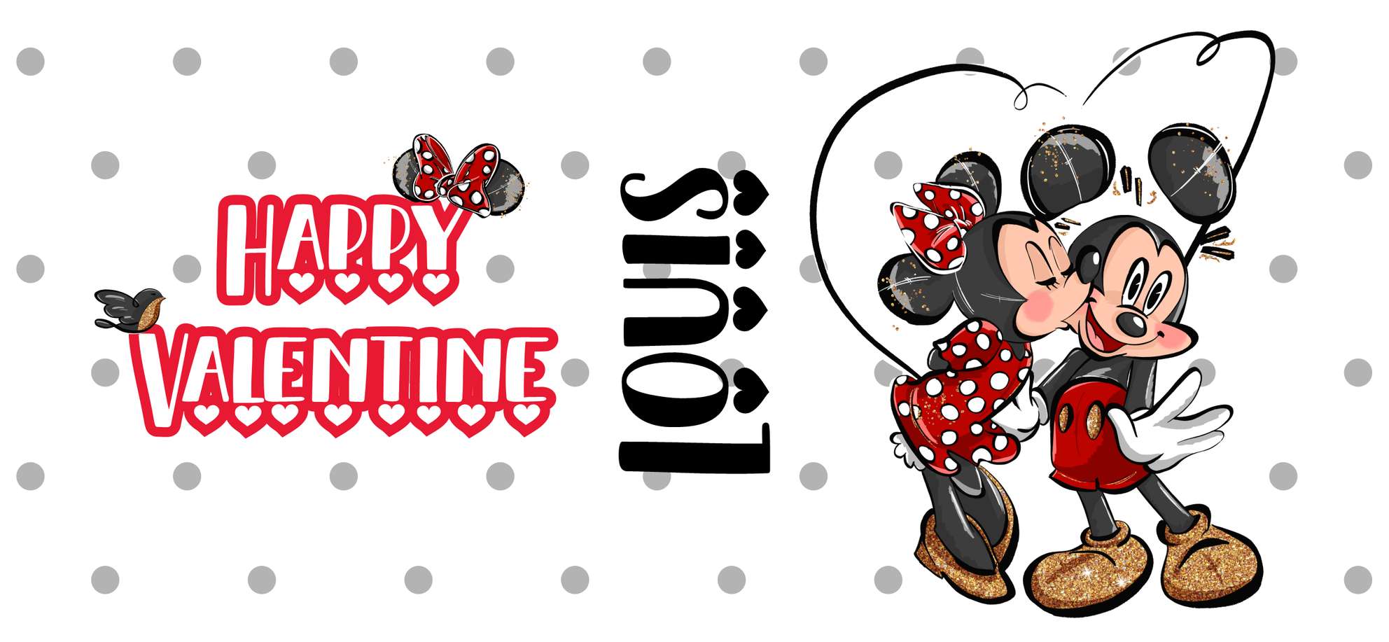 Happy Valentine Mickey E Minnie Ilustração Dia Dos Namorados Png Arte Para Caneca Grátis Pra Baixar