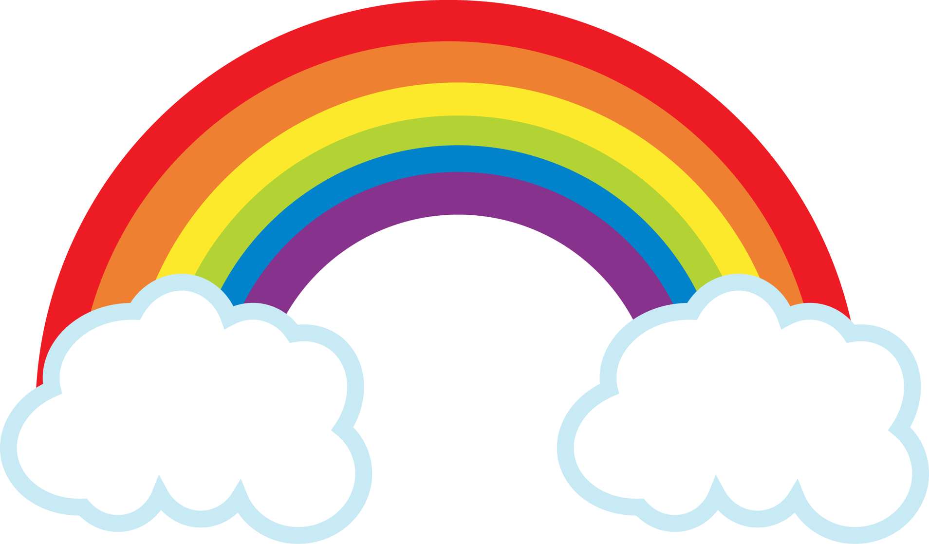 Arco Íris Sobre Nuvens Brancas Natureza Png Grátis Para Baixar Premium-67