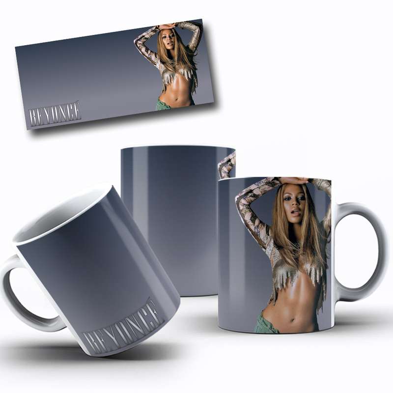Arte Para Caneca Beyoncé Cantora Pop 4