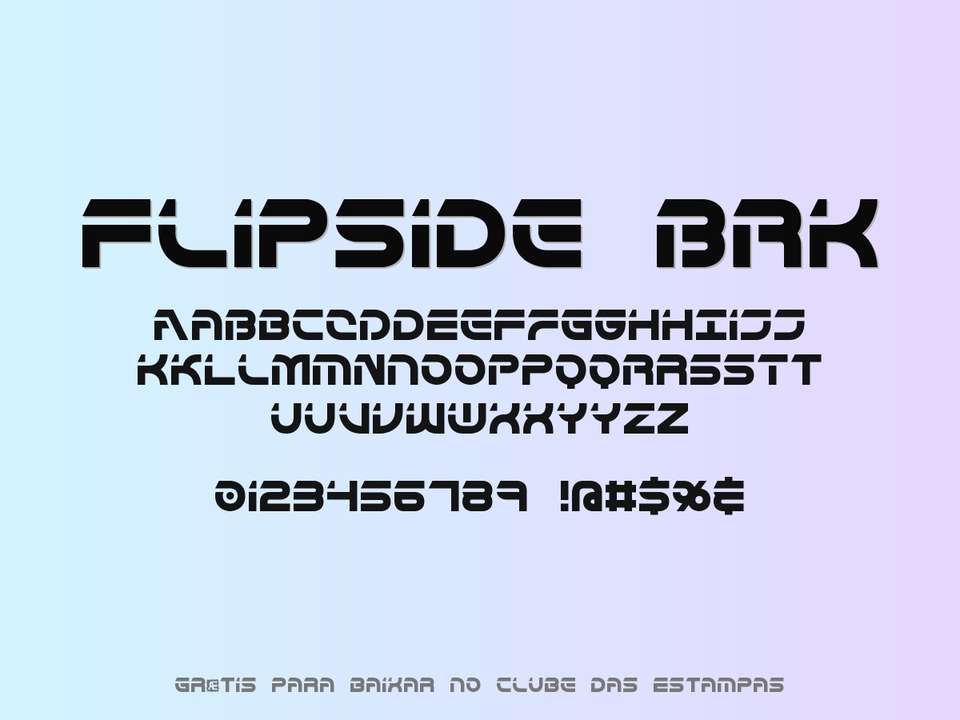 Fonte Flipside Brk Grátis Para Baixar