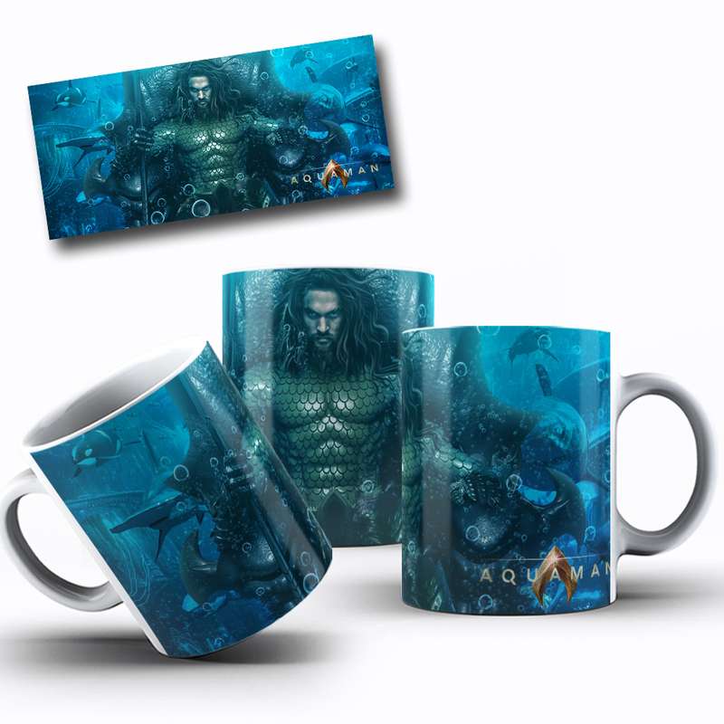 Arte Para Caneca Aquaman Personagem Serie Cartoon 7