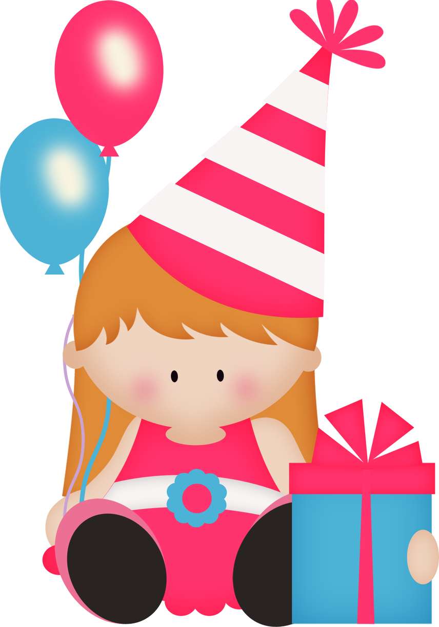 Elemento Menina Aniversário Png (5)