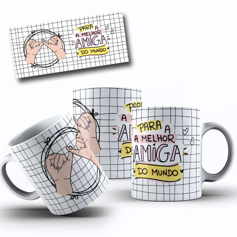 Arte Pra Caneca Amizade (16)