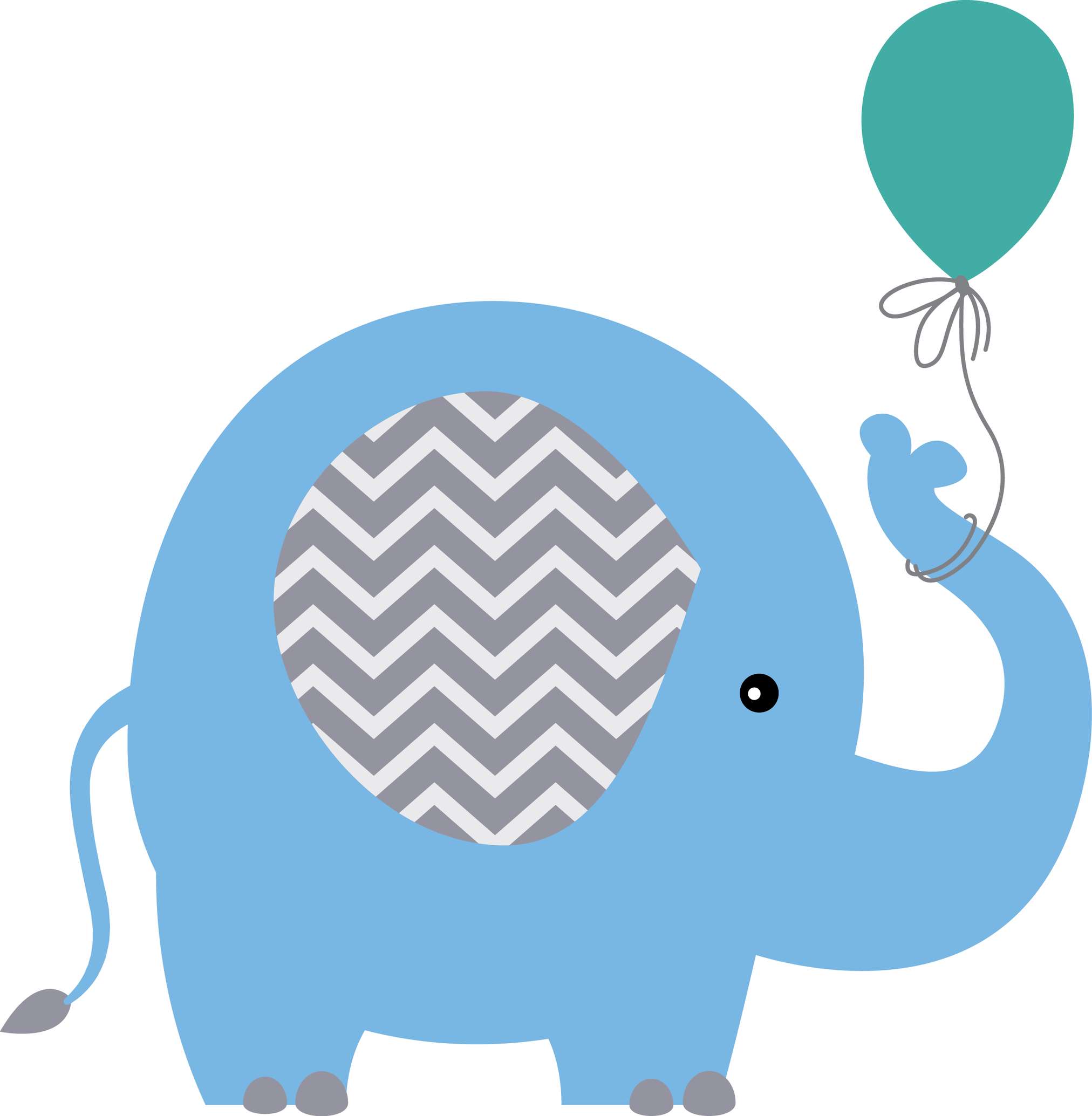 Elemento Elefante Cute Elefantinho Fofo Png (43)