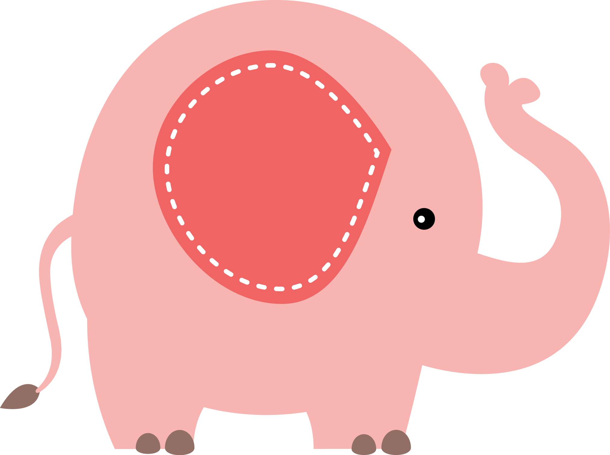 Elemento Elefante Cute Elefantinho Fofo Png (104)