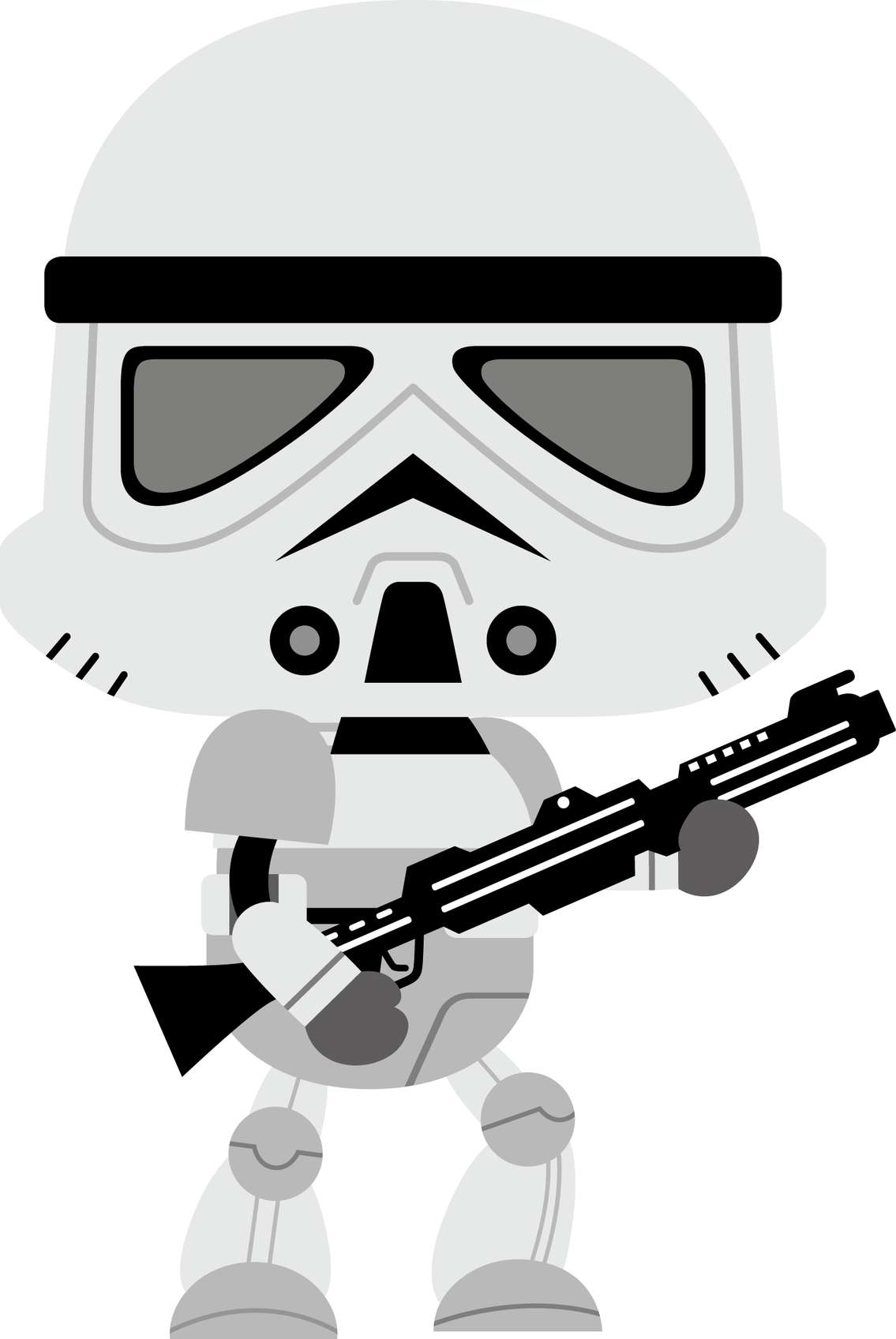 Soldado Stormtrooper Com Blaster Ficção Científica Png Grátis Para Baixar