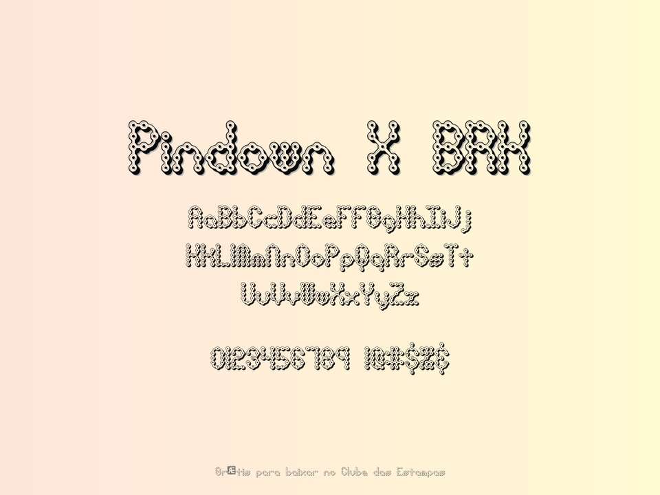 Fonte Pindown X Brk Grátis Para Baixar