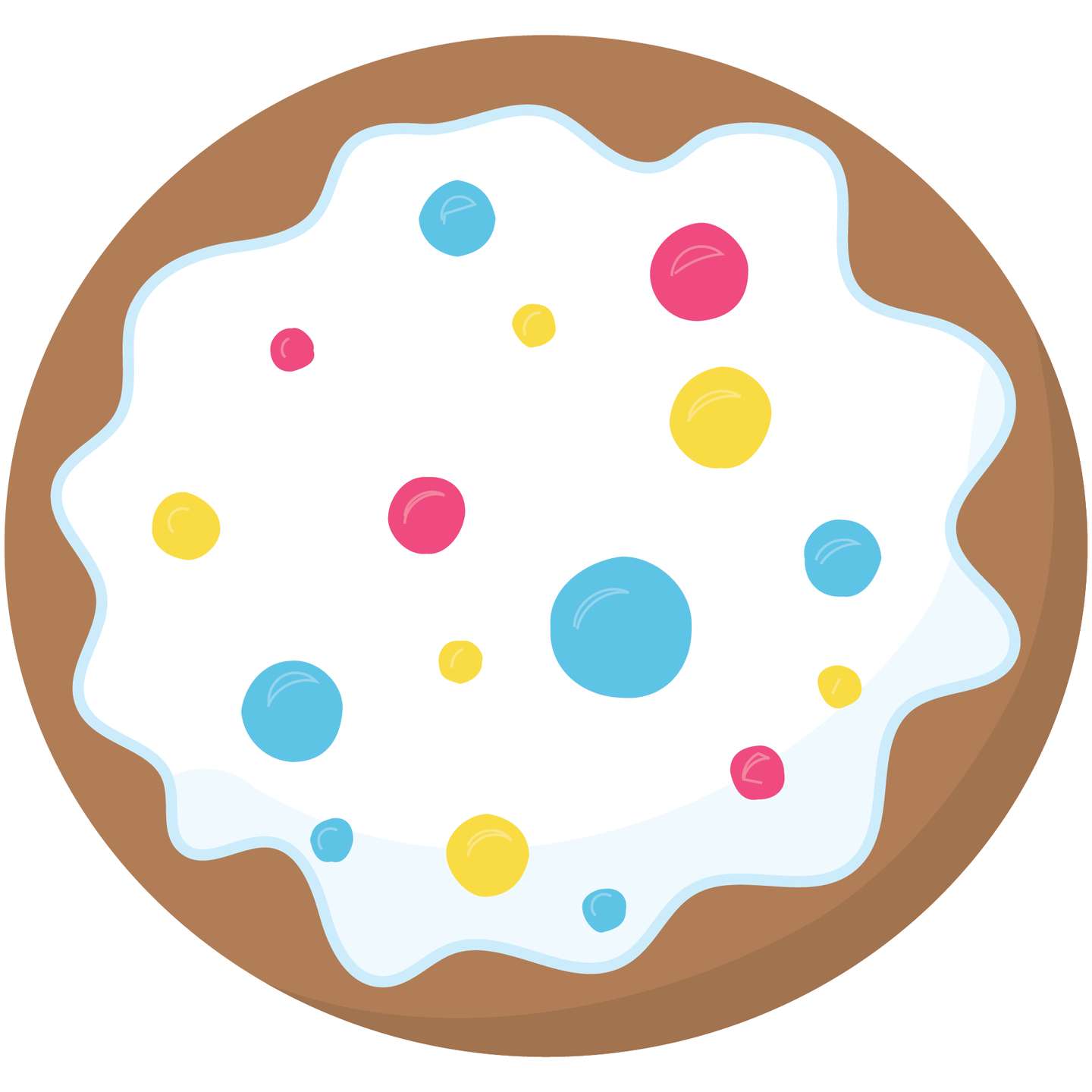 Doce Redondo Festivo Colorido Sobremesa Png Grátis Para Baixar