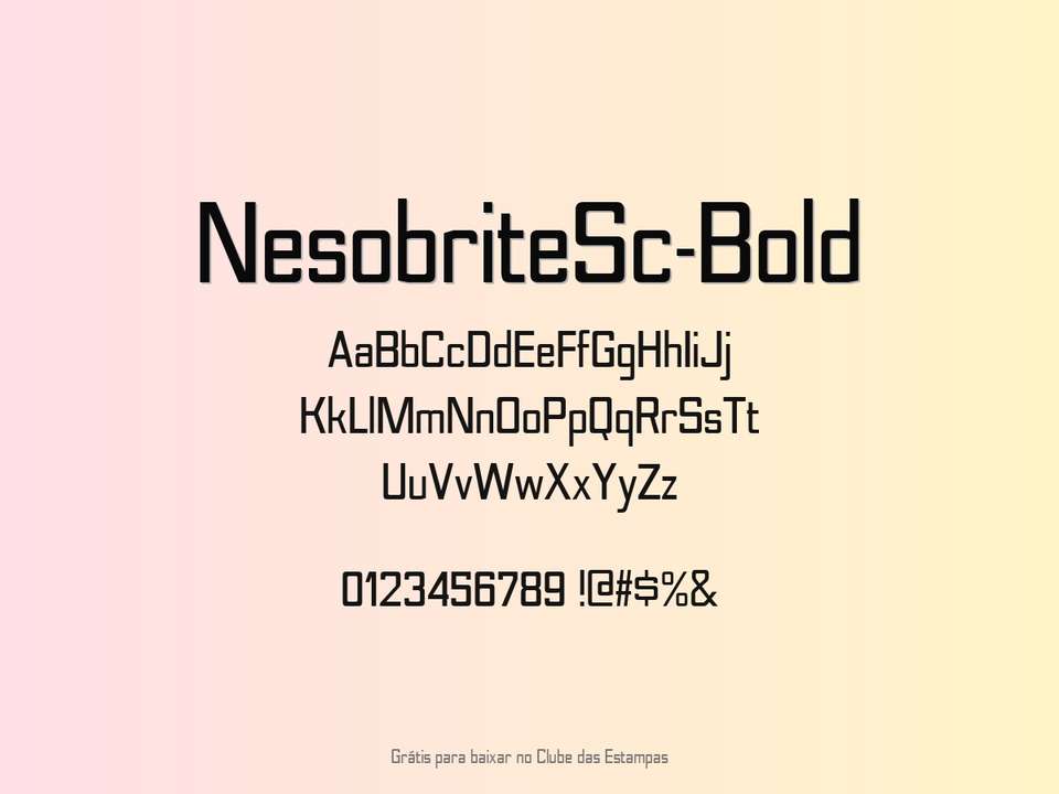 Fonte Nesobritesc Bold Grátis Para Baixar