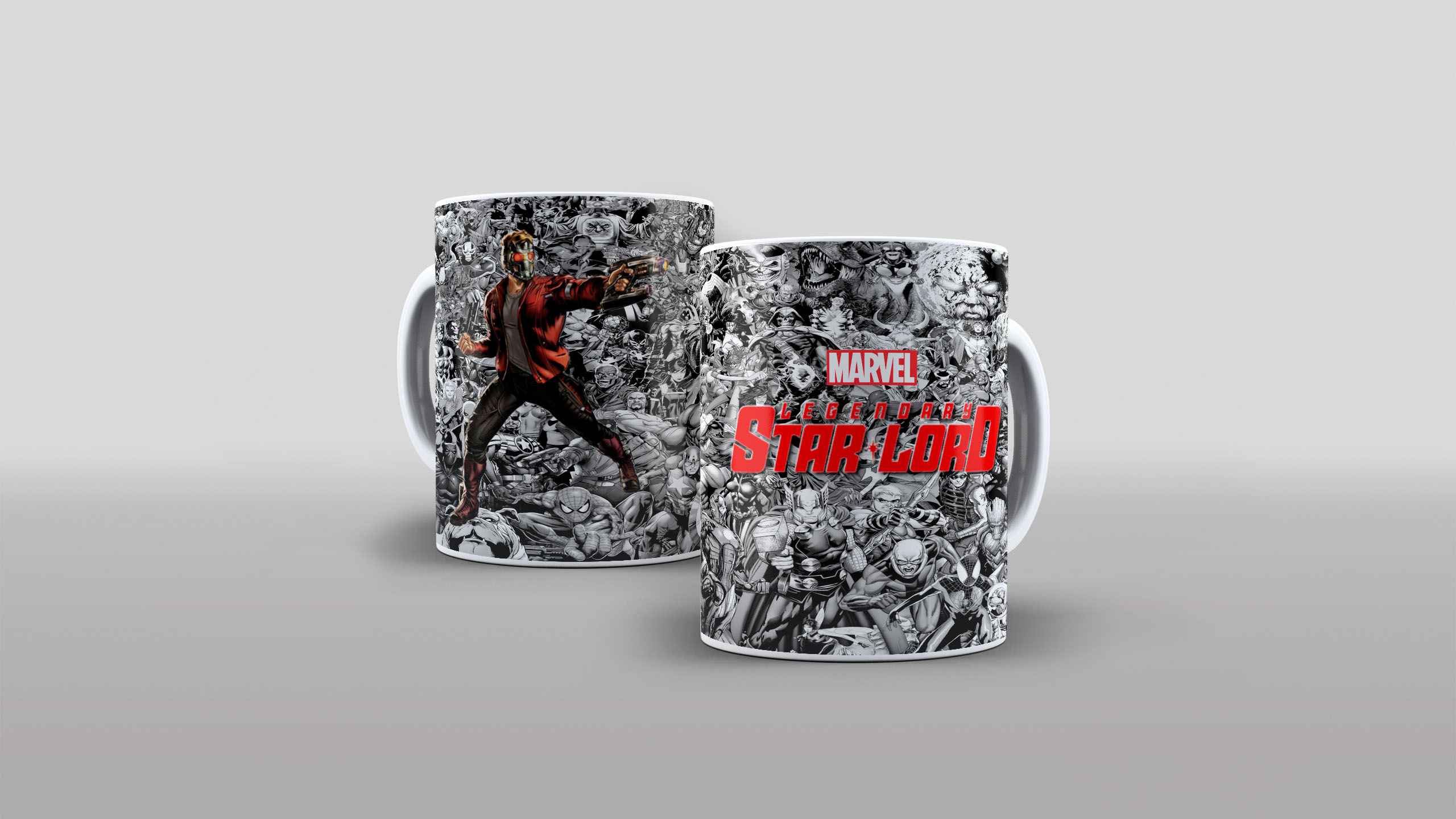 Arte Peter Quill Herois Para Sublimação De Canecas