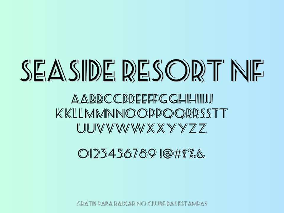 Fonte Seaside Resort Nf Grátis Para Baixar