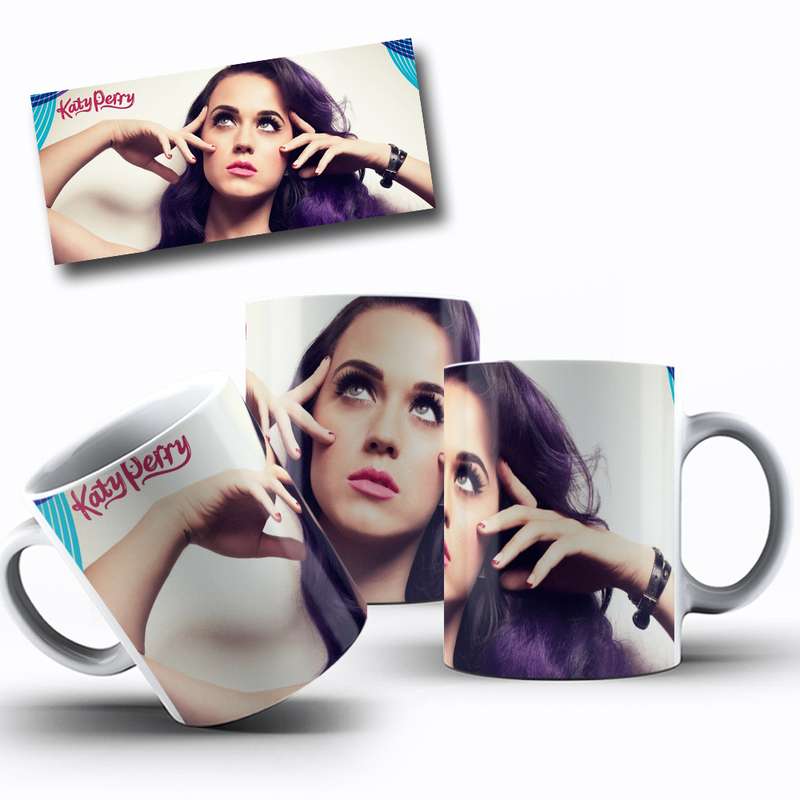 Arte Para Caneca Katy Perry Cantora Pop 4
