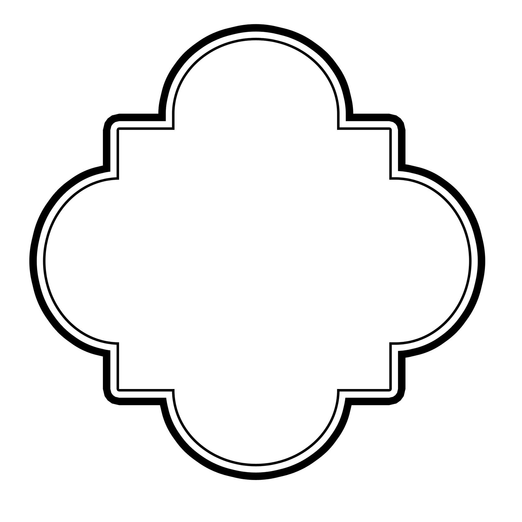 Moldura Ornamentada Em Branco Design Gráfico Png Grátis Para Baixar