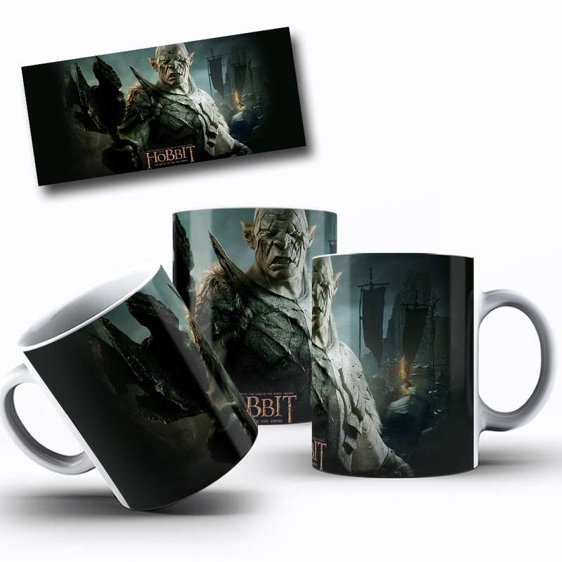 Arte Para Caneca Orc Do Hobbit Série Fantasia 5