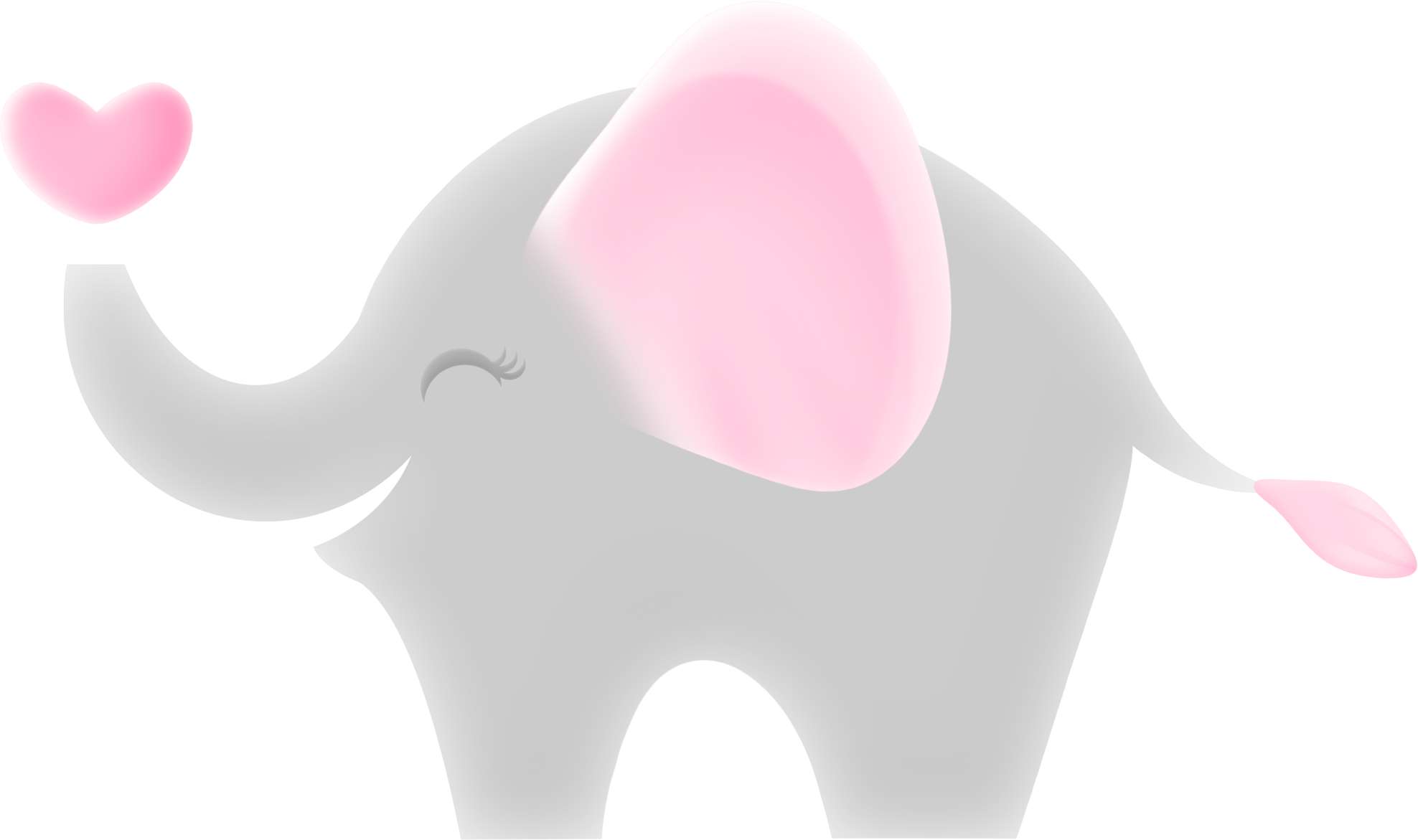 Elemento Elefante Cute Elefantinho Fofo Png (4)