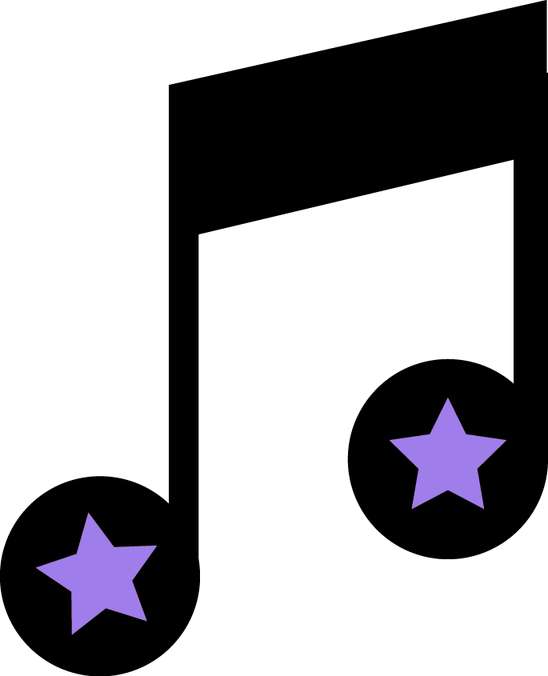 Nota Musical Com Estrelas Música Png Grátis Para Baixar