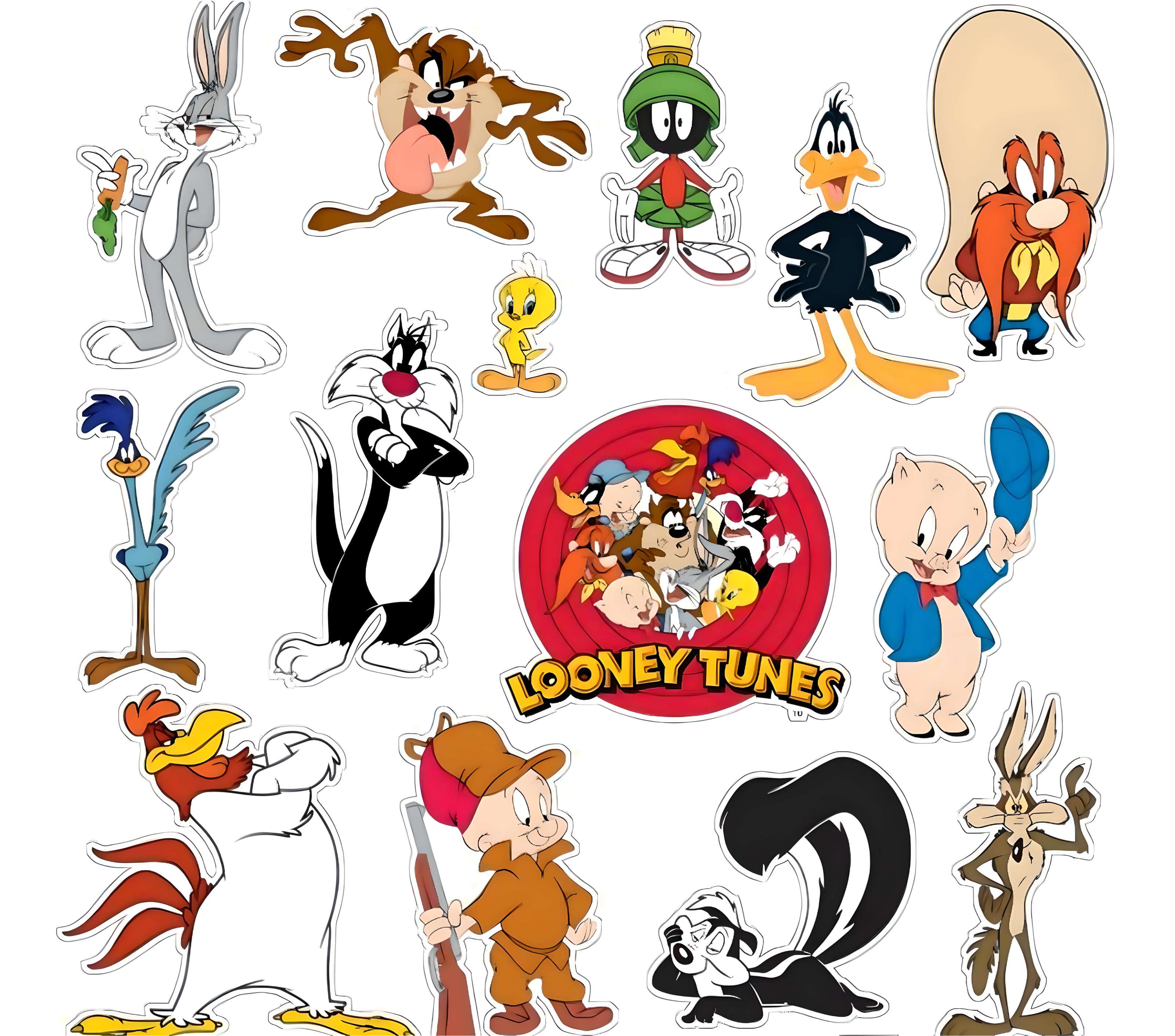 Personagens Looney Tunes Em Ilustração Desenho Animado Png Arte Para Caneca Grátis Pra Baixar