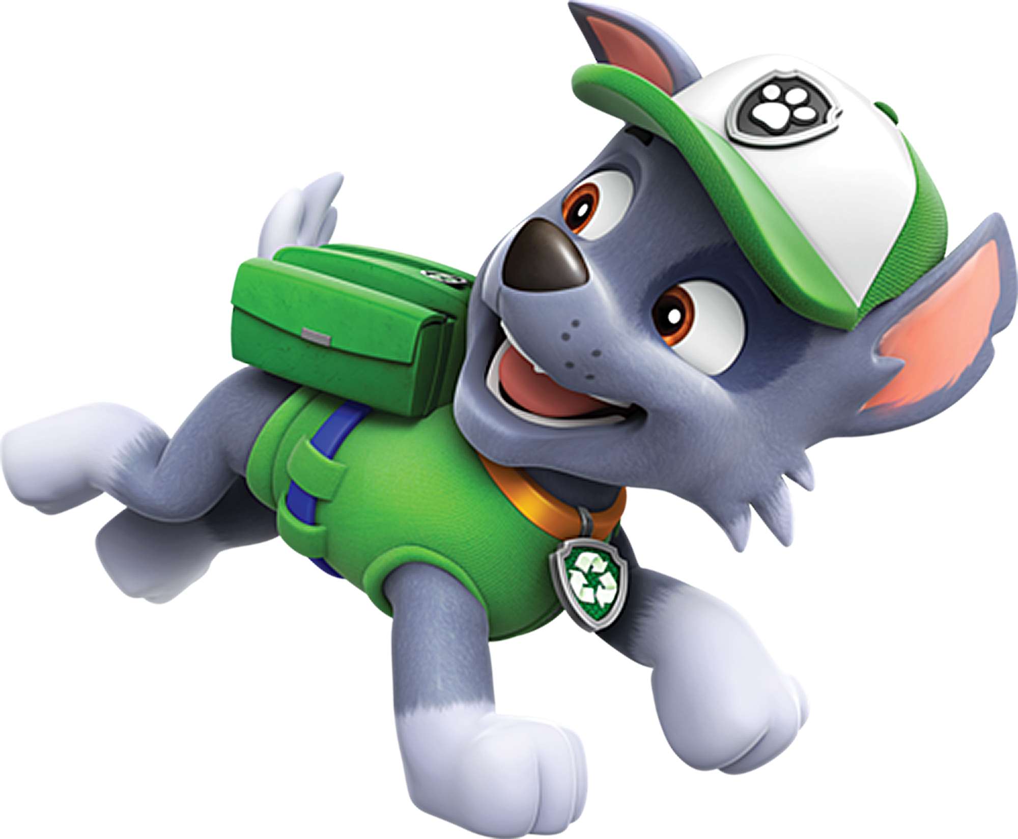 Cachorro Herói Com Mochila Verde Personagens Png Grátis Para Baixar