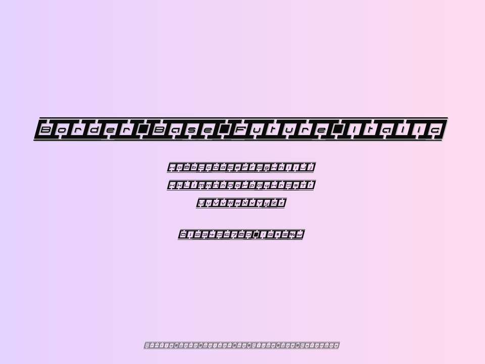 Fonte Border Base Future Italic Grátis Para Baixar