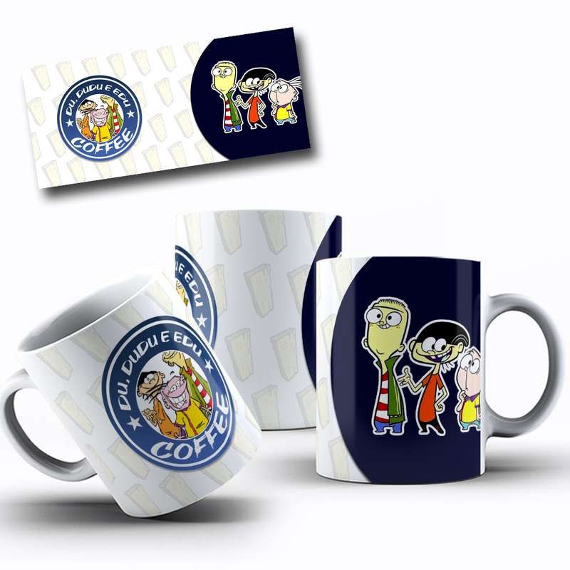 Arte Caneca Desenho Animado Du, Dudu E Edu