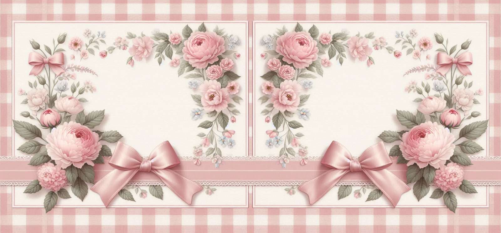 Moldura Floral Vintage Com Laços De Fita Decoração Png Arte Para Caneca Grátis Pra Baixar