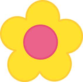 Flor Alegre Amarelo E Rosa Flores Png Grátis Para Baixar