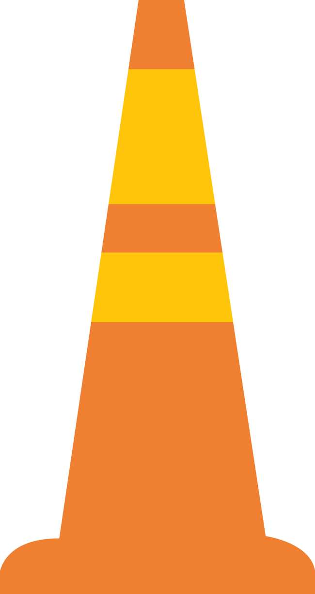 Cone De Sinalização Laranja Sinalização Png Grátis Para Baixar