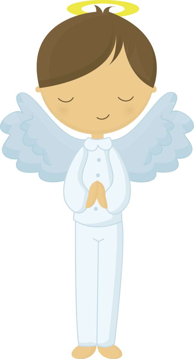 Anjo Celestial Com Asas Azuis Religião Png Grátis Para Baixar