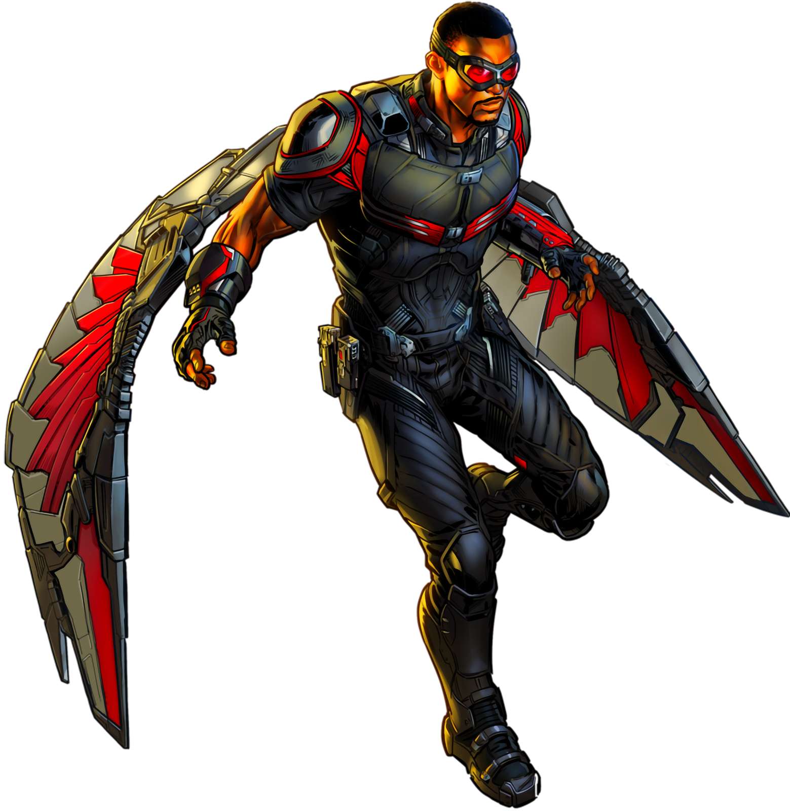 Personagem De Quadrinhos Com Asas Tecnológicas Super Heróis Png Grátis Para Baixar