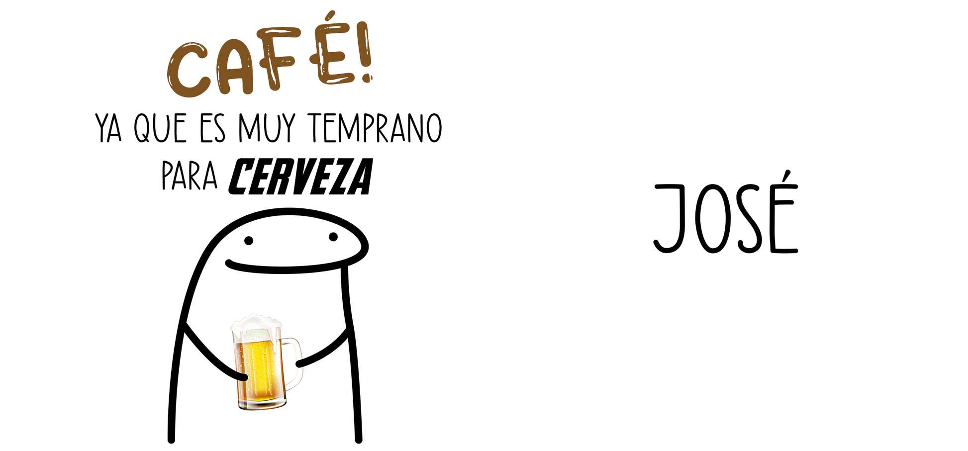 Café! Ya Que Es Muy Temprano Para Cerveza Ilustración Ilustração Png Arte Para Caneca Grátis Pra Bai