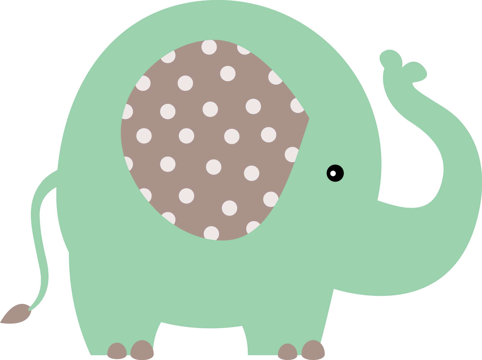 Elemento Elefante Cute Elefantinho Fofo Png (131)