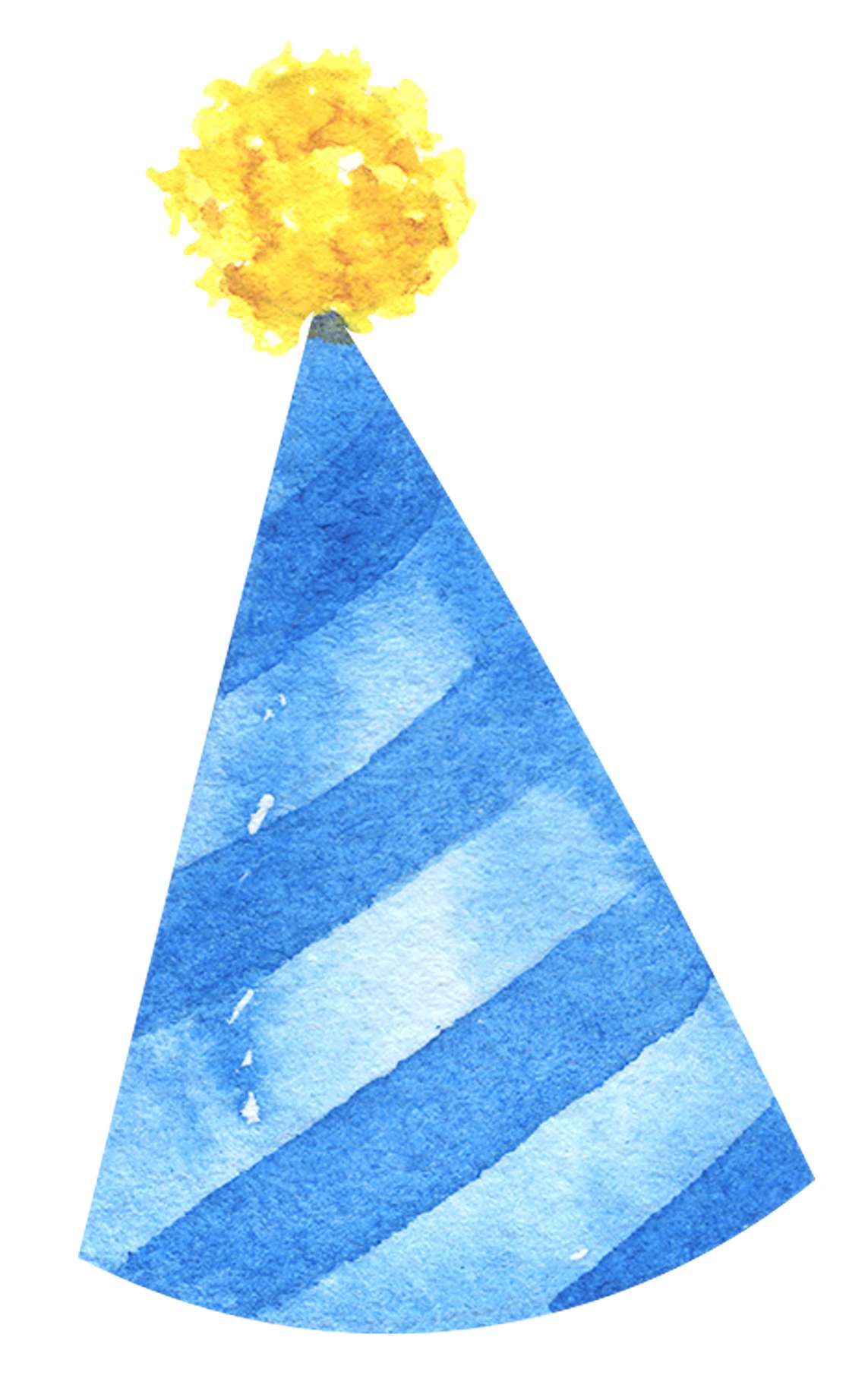 Chapéu De Festa Listrado Azul Festa Png Grátis Para Baixar