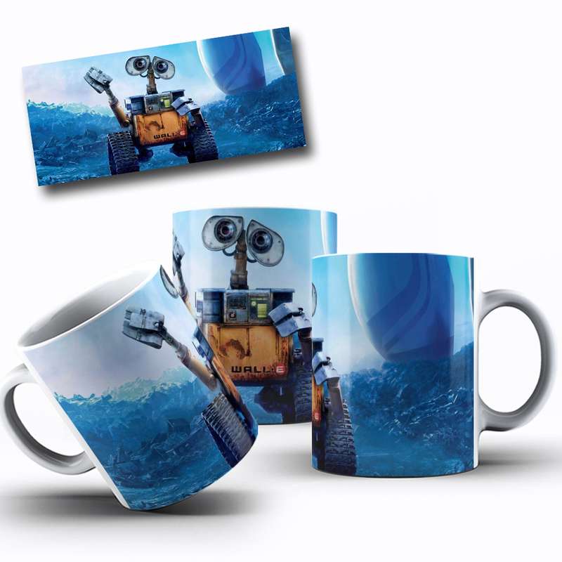 Arte Para Caneca Wall E E Eve Cartoon 31