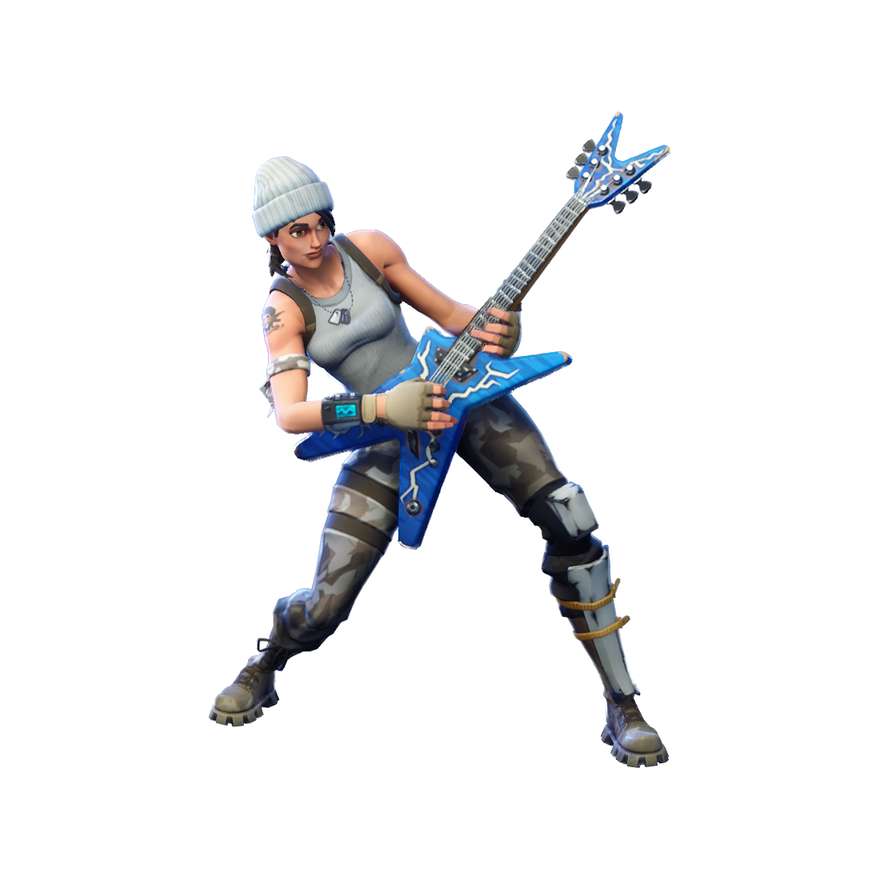 Personagem Com Guitarra Elétrica Música Png Grátis Para Baixar