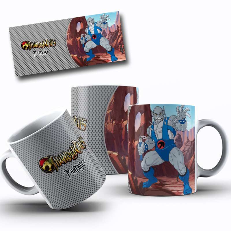 Arte Para Caneca Thundercats Panthro Cartoon 8