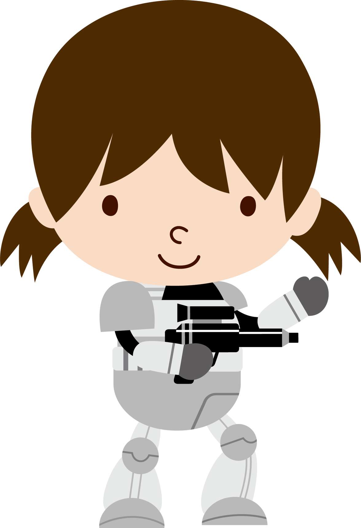 Garota Com Robô Companheiro Tecnologia Png Grátis Para Baixar