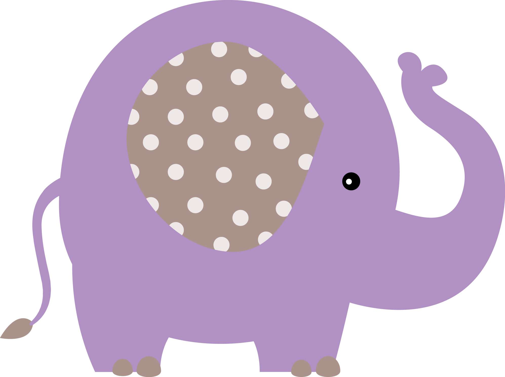 Elemento Elefante Cute Elefantinho Fofo Png (141)