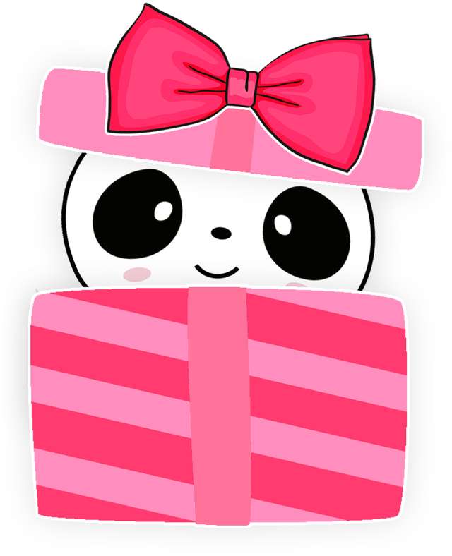 Elemento Panda Menina Fofa Cute Png