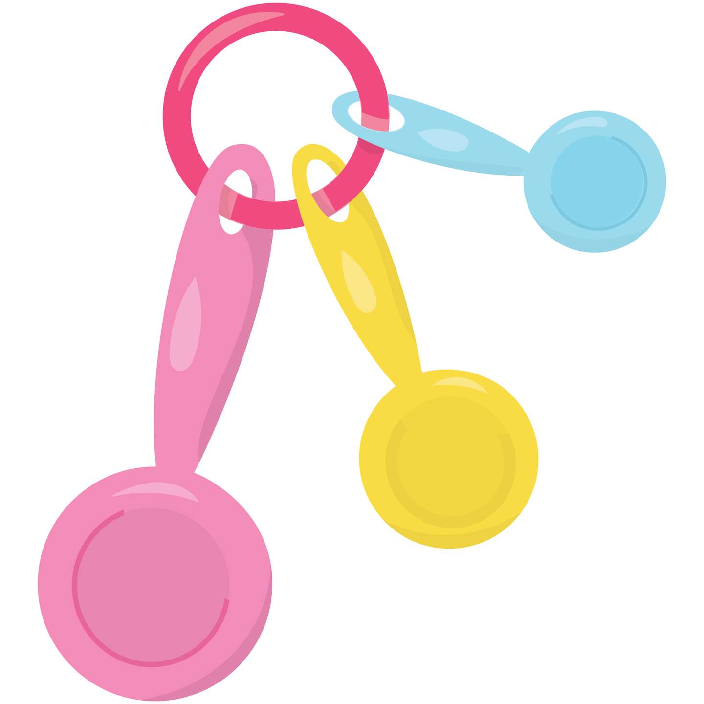 Conjunto De Chaveiros Coloridos Acessórios Png Grátis Para Baixar