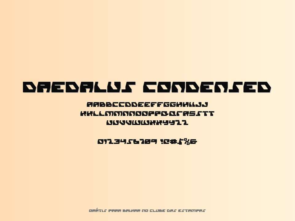 Fonte Daedalus Condensed Grátis Para Baixar