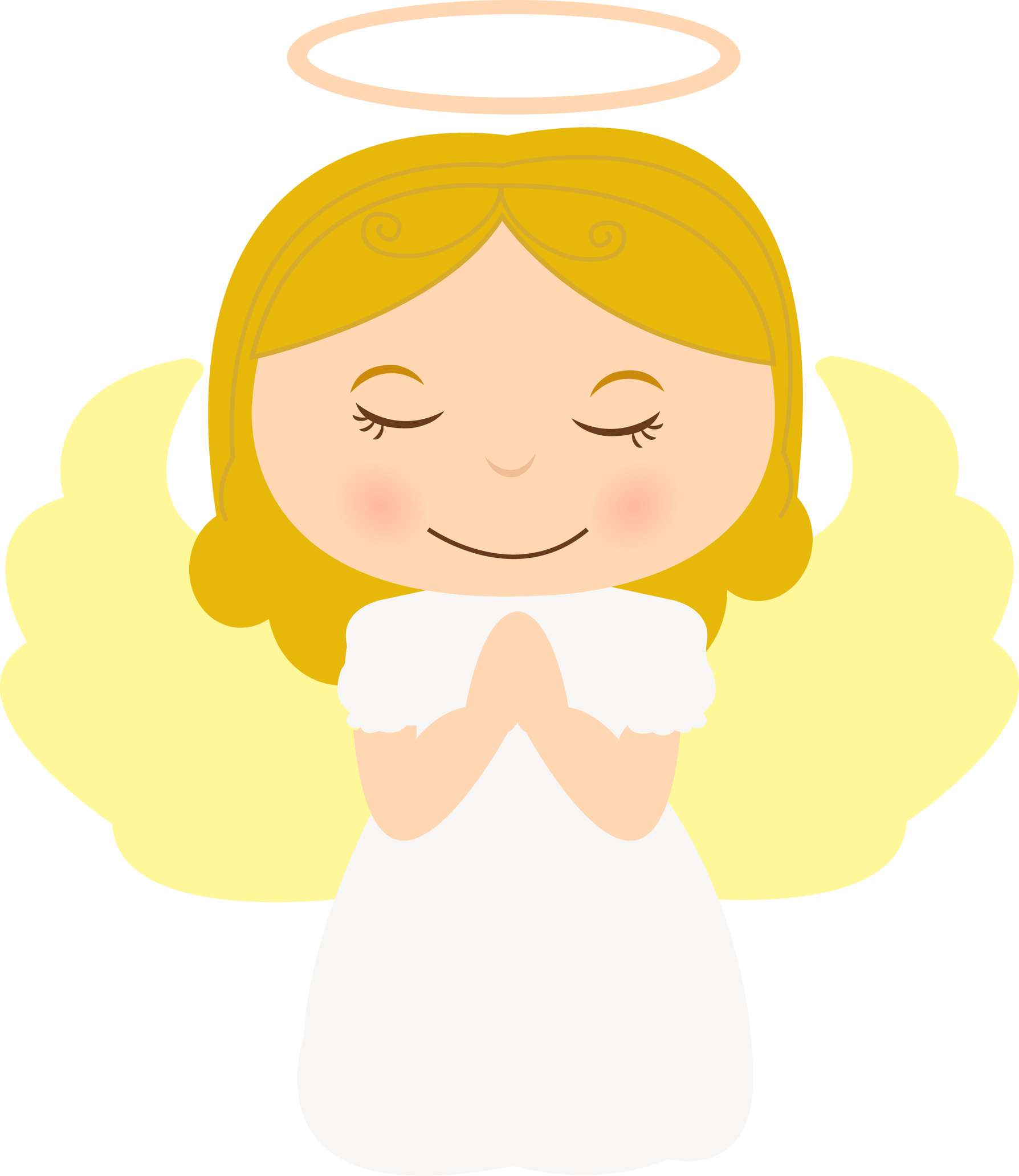 Anjo Celestial Em Oração Espiritualidade Png Grátis Para Baixar