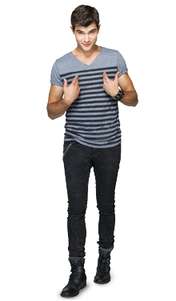 Modelo Jovem Em Roupa Casual Moda Png Grátis Para Baixar
