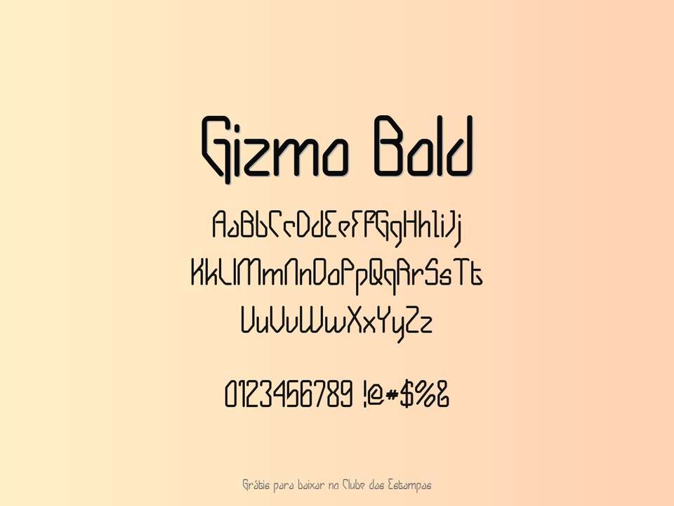 Fonte Gizmo Bold Grátis Para Baixar
