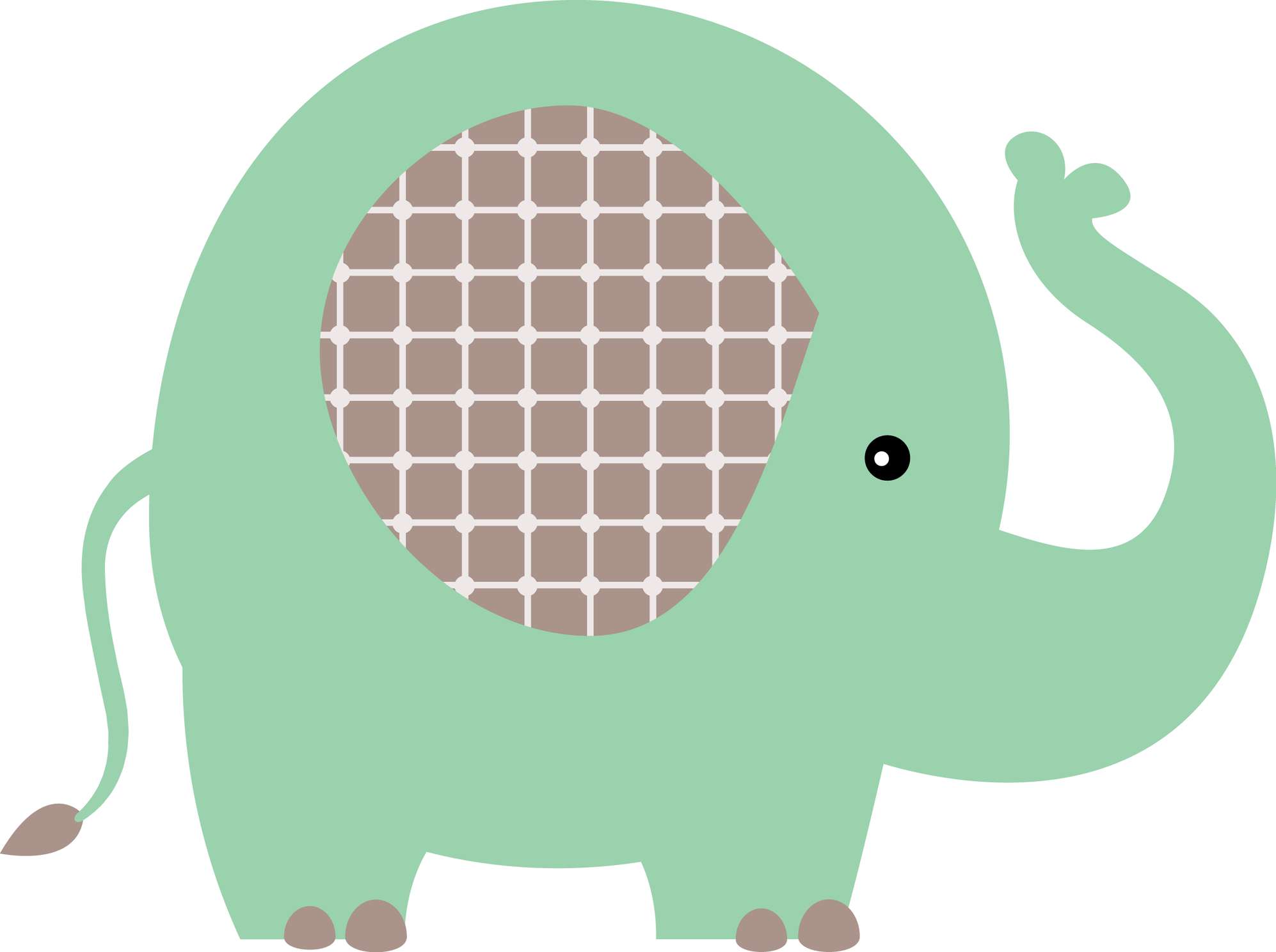 Elemento Elefante Cute Elefantinho Fofo Png (135)