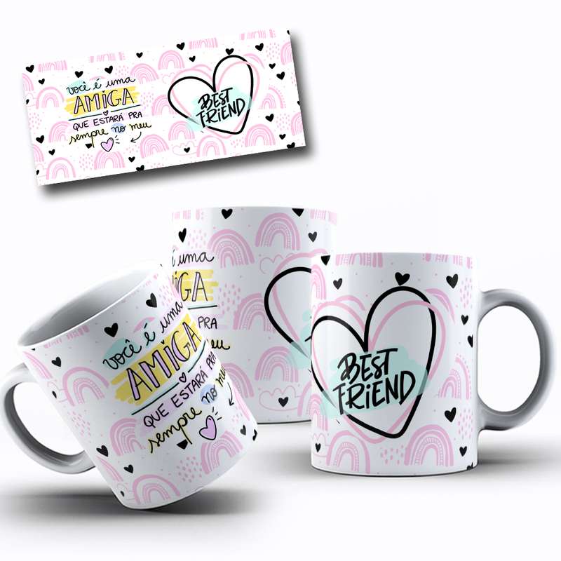 Arte Pra Caneca Amizade (15)