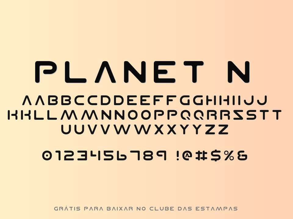 Fonte Planet N Grátis Para Baixar