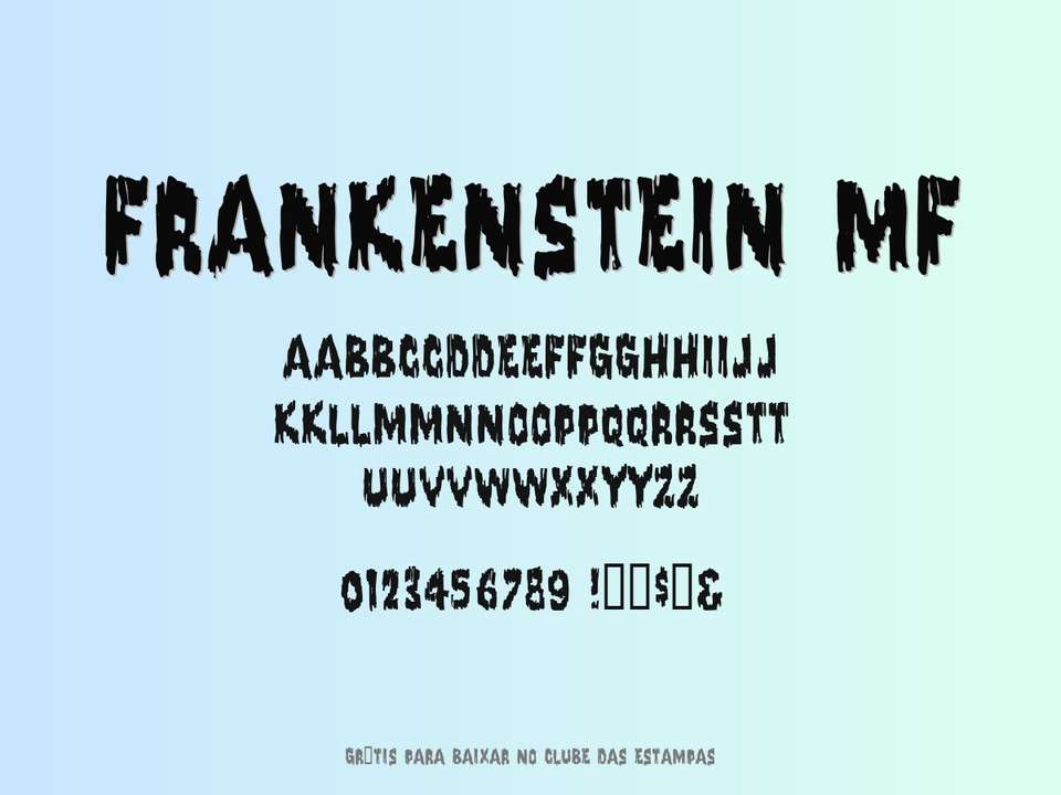 Fonte Frankenstein Mf Grátis Para Baixar